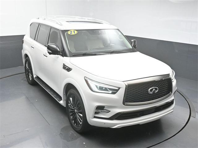Photo of 2021 Moonstone White INFINITI QX80