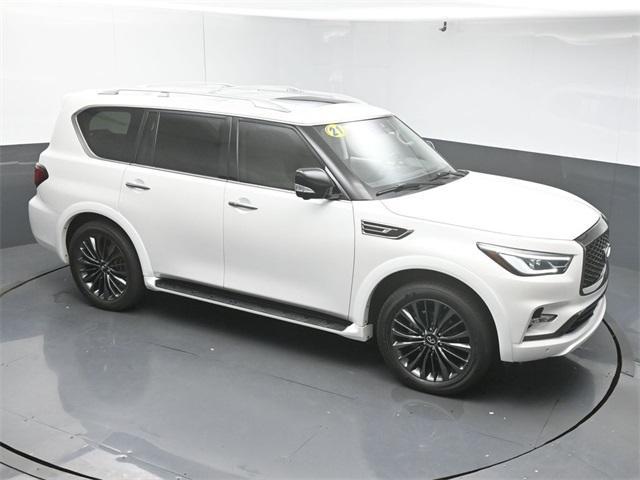 Photo of 2021 Moonstone White INFINITI QX80