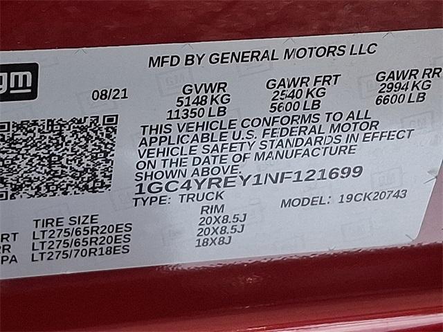 Photo of 2022 Cherry Red Tintcoat Chevrolet Silverado 2500