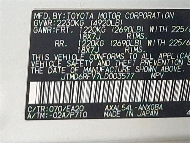Photo of 2020 Blizzard Pearl Toyota RAV4 Hybrid