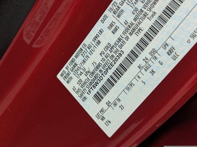 Photo of 2023 Rapid Red Metallic Tinted Clearcoat Ford F-350