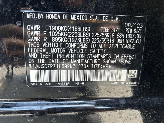 Photo of 2024 Crystal Black Pearl Honda HR-V