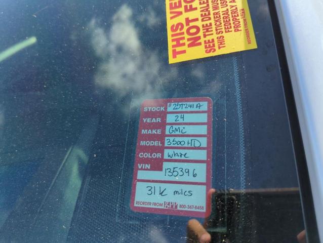 Photo of 2024 White Frost Tri-Coat GMC Sierra 3500