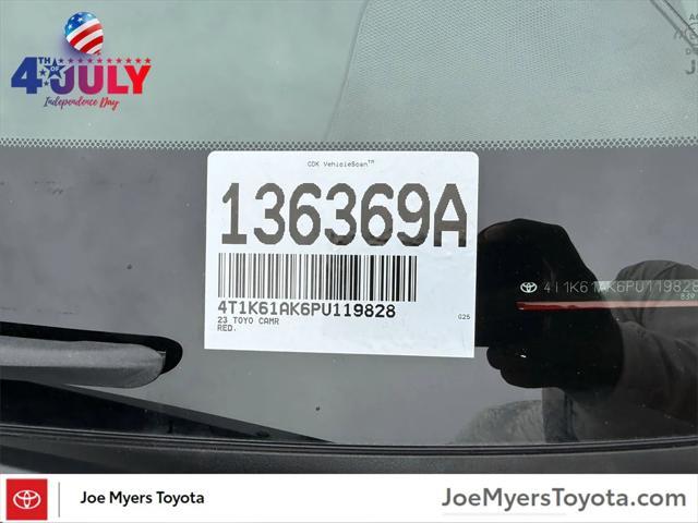 Photo of 2023 Red Toyota Camry