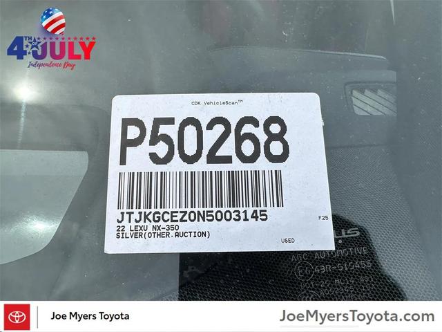 Photo of 2022 Atomic Silver Lexus NX 350