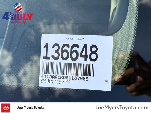 Photo of 2025 Wind Chill Pearl Toyota Camry