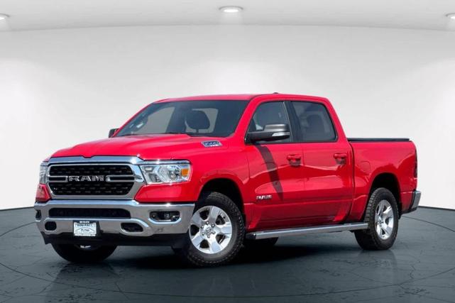 Photo of 2022 Flame Red Clearcoat RAM 1500
