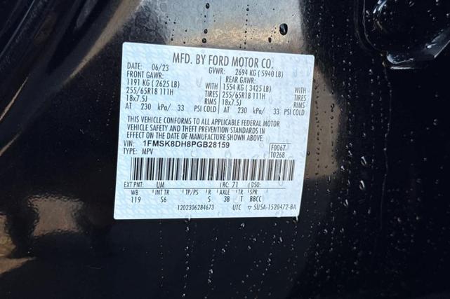 Photo of 2023 Agate Black Metallic Ford Explorer