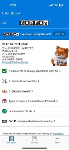 Photo of 2017 Gray INFINITI QX50