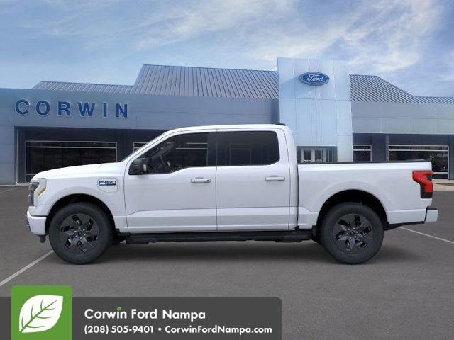 Photo of 2025 Space White Metallic Ford F-150 Lightning