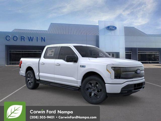 Photo of 2025 Space White Metallic Ford F-150 Lightning