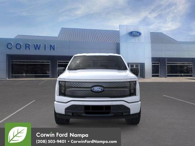 Photo of 2025 Space White Metallic Ford F-150 Lightning
