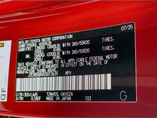 Photo of 2025 Supersonic Red Toyota 4Runner