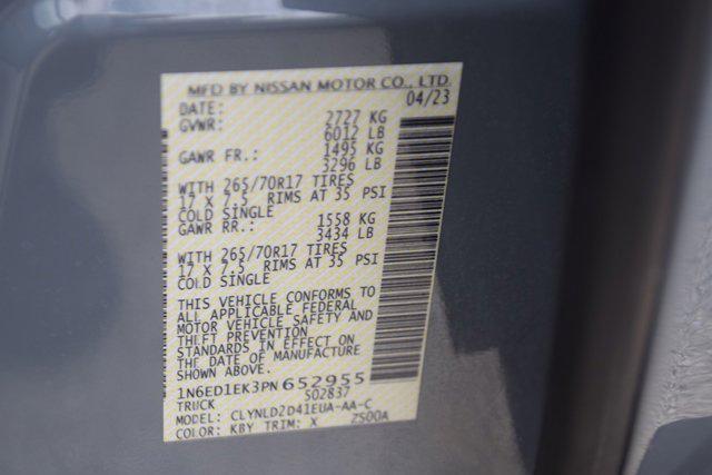 Photo of 2023 Boulder Gray Pearl Nissan Frontier