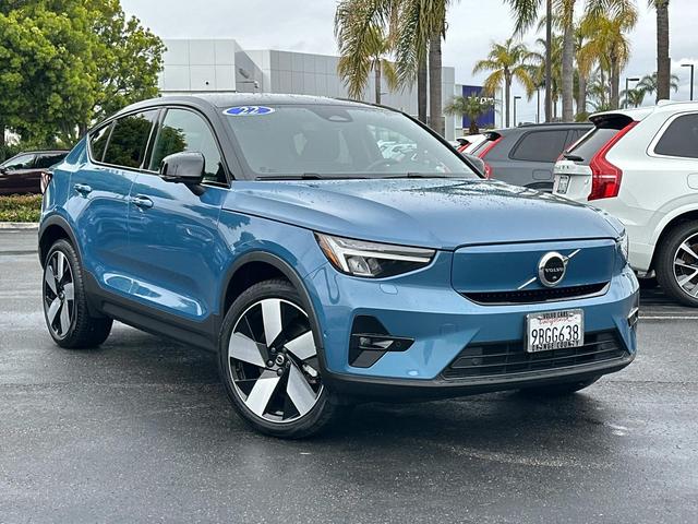 Photo of 2022 Fjord Blue Metallic Volvo C40 Recharge Pure Electric