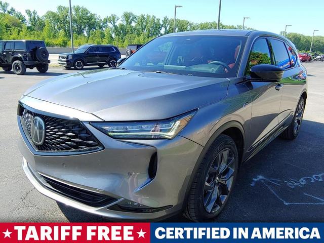 Photo of 2022 Liquid Carbon Metallic Acura MDX