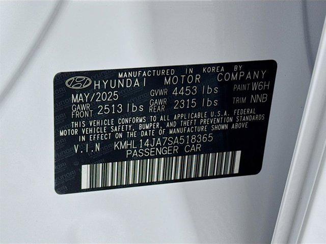 Photo of 2025 Serenity White Hyundai SONATA