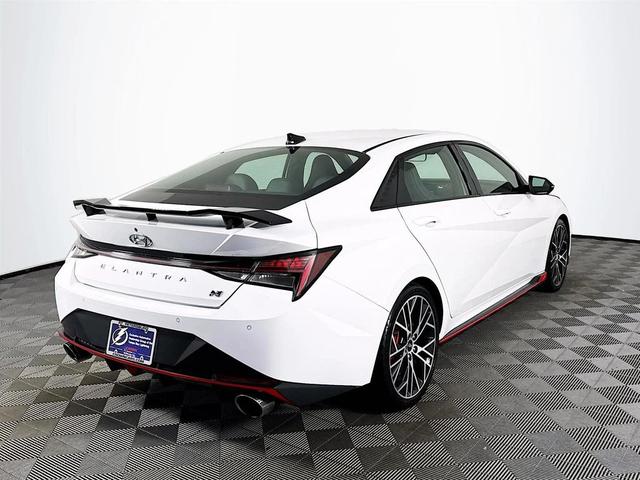 Photo of 2023 Lunar White Hyundai ELANTRA N