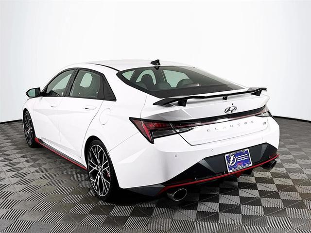 Photo of 2023 Lunar White Hyundai ELANTRA N