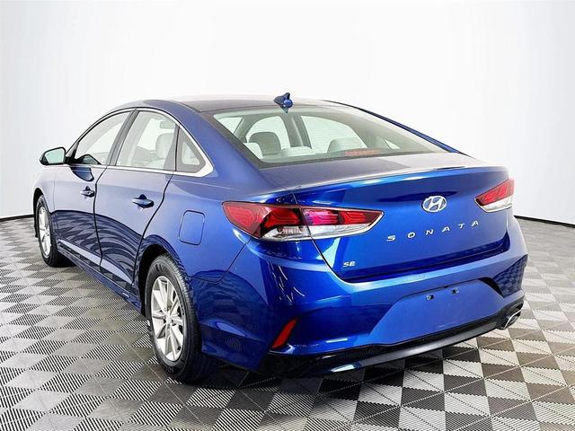 Photo of 2018 Lakeside Blue Hyundai SONATA