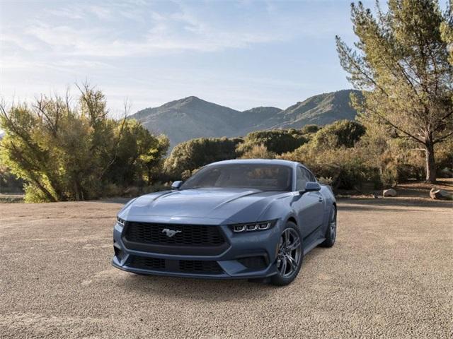 Photo of 2025 Vapor Blue Metallic Ford Mustang