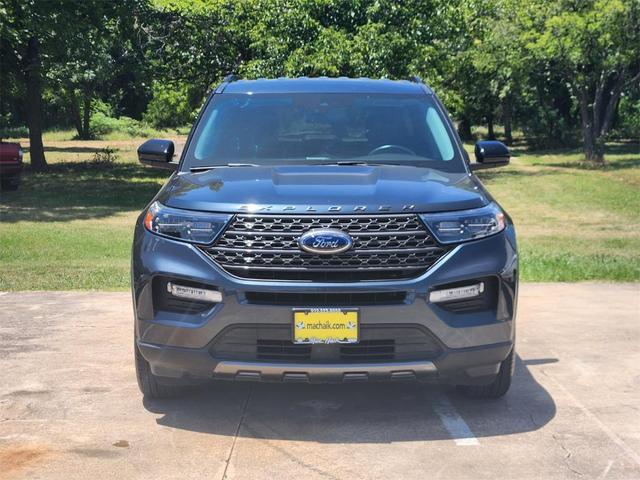 Photo of 2022 Stone Blue Metallic Ford Explorer