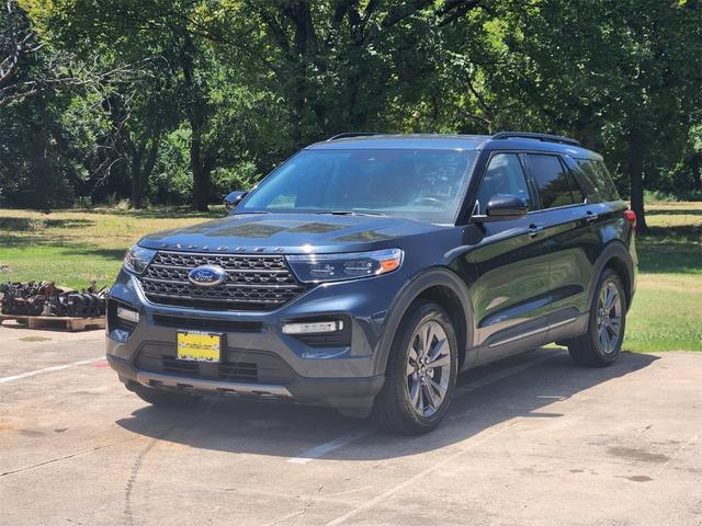 Photo of 2022 Stone Blue Metallic Ford Explorer