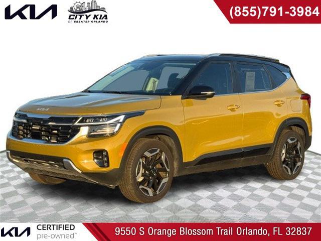 Photo of 2024 Green / Black Kia Seltos