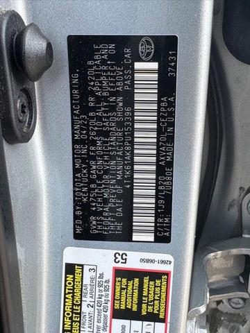 Photo of 2023 Celestial Silver Metallic Toyota Camry