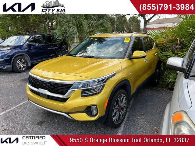 Photo of 2023 Starbright Yellow Kia Seltos