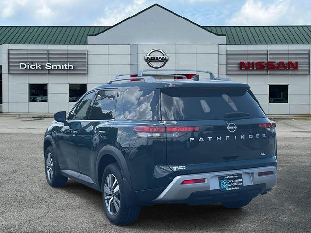Photo of 2025 Obsidian Green Nissan Pathfinder
