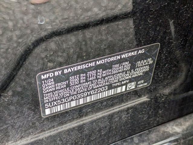 Photo of 2025 Black BMW X3