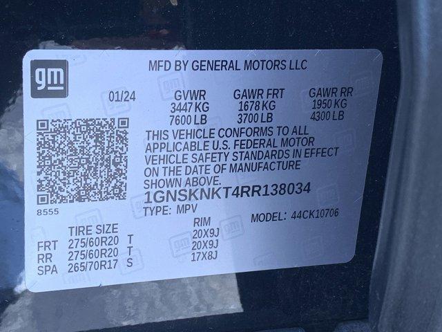 Photo of 2024 Black Chevrolet Tahoe