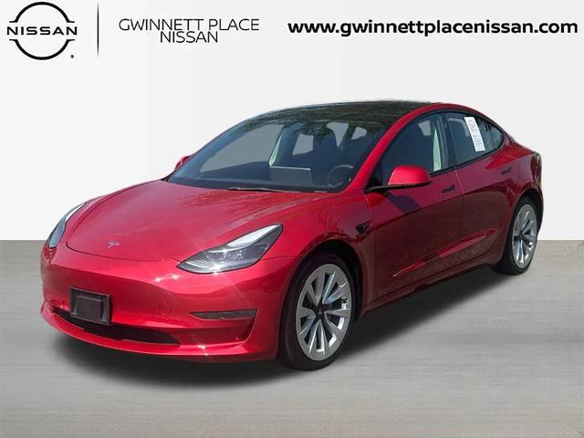 Photo of 2022 Red Multi-Coat Tesla Model 3
