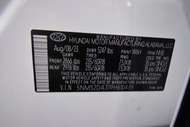 Photo of 2023 Serenity White Pearl Hyundai SANTA FE