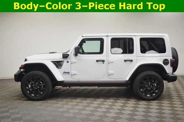 Photo of 2025 Bright White Clearcoat Jeep Wrangler 4xe