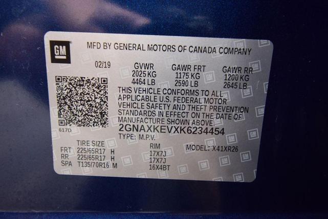 Photo of 2019 Pacific Blue Metallic Chevrolet Equinox