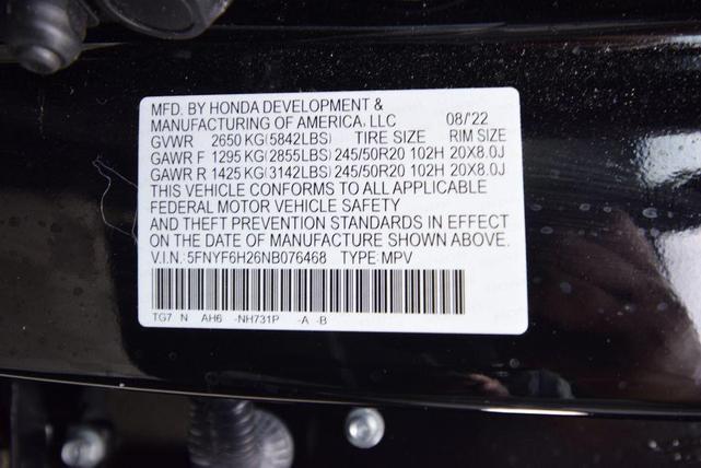Photo of 2022 Crystal Black Pearl Honda Pilot
