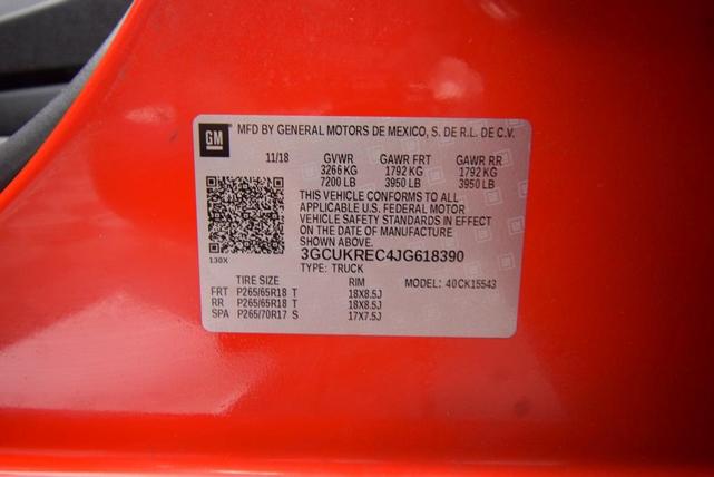 Photo of 2018 Red Chevrolet Silverado 1500