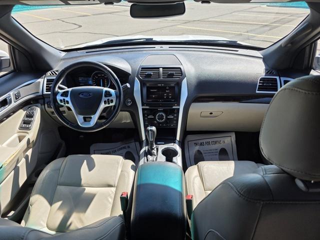 Photo of 2015 White Platinum Metallic Tri-Coat Ford Explorer