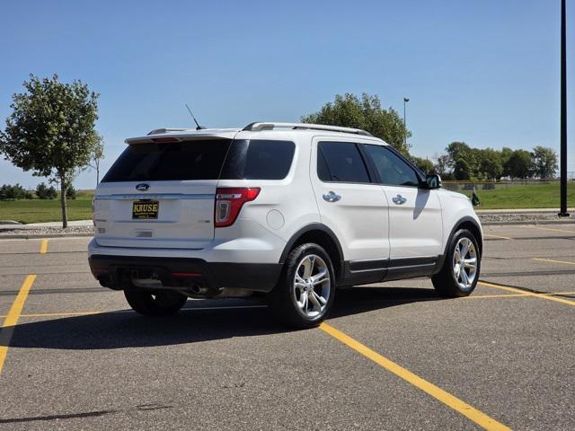 Photo of 2015 White Platinum Metallic Tri-Coat Ford Explorer