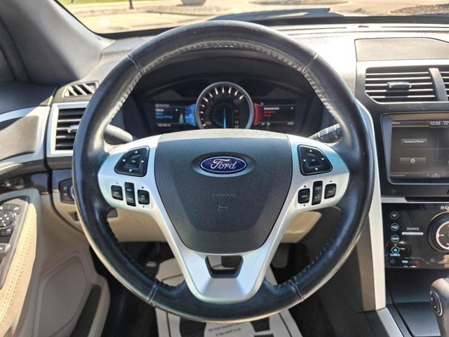 Photo of 2015 White Platinum Metallic Tri-Coat Ford Explorer