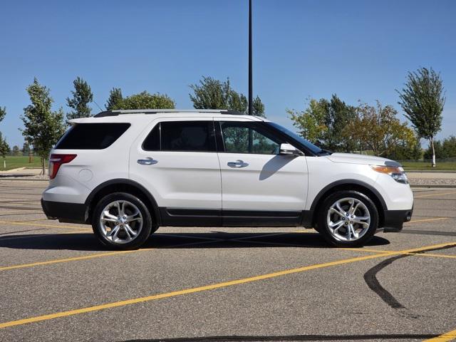 Photo of 2015 White Platinum Metallic Tri-Coat Ford Explorer