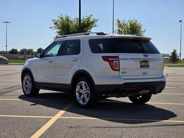 Photo of 2015 White Platinum Metallic Tri-Coat Ford Explorer
