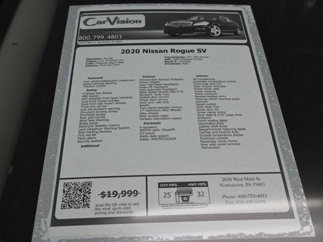 Photo of 2020 Magnetic Black Nissan Rogue