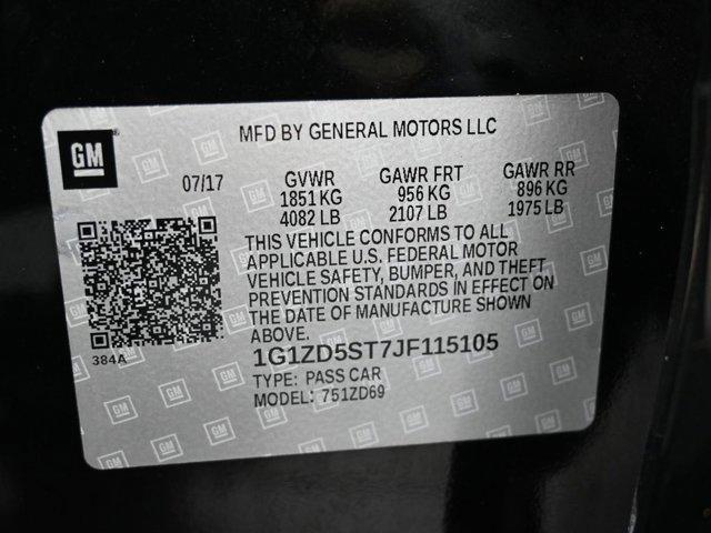 Photo of 2018 Mosaic Black Metallic Chevrolet Malibu