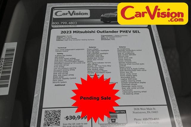 Photo of 2023 Alloy Silver Metallic Mitsubishi Outlander PHEV