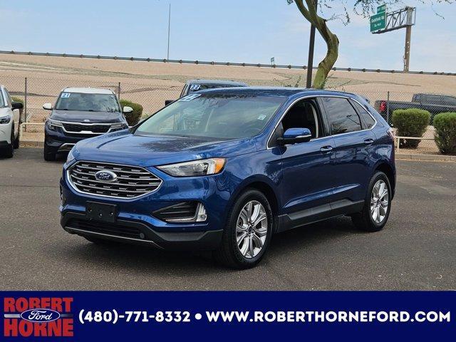 Photo of 2022 Blue Metallic Ford Edge