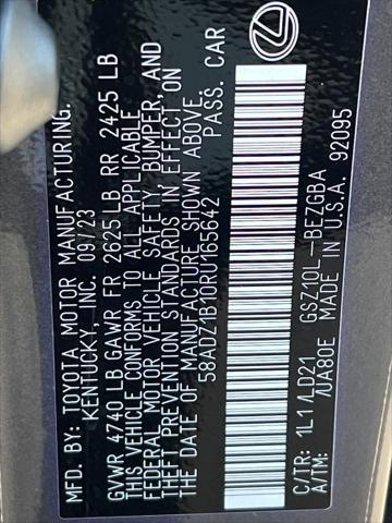 Photo of 2024 Cloudburst Gray Lexus ES 350