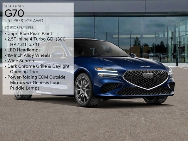 Photo of 2026 Capri Blue Genesis G70